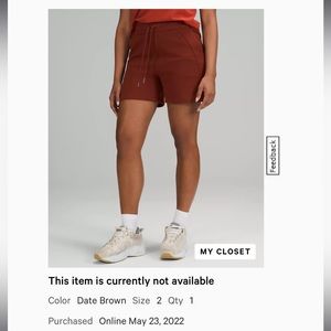 Lululemon scuba shorts